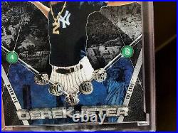 Derek Jeter NY Yankees HOF Bobblehead World Series Commemorative Rings SP Card