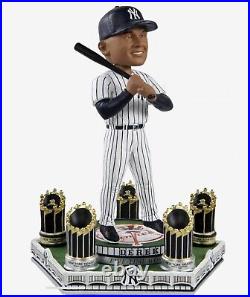 Derek Jeter New York Yankees 5X World Series Champion Spinning Bobblehead