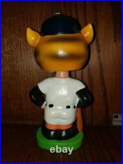 Detroit Tigers Green Base Vintage Bobblehead/Nodder/Bobbing Head Near Mint