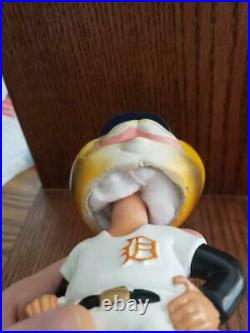 Detroit Tigers Green Base Vintage Bobblehead/Nodder/Bobbing Head Near Mint