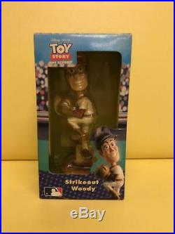 Disney Toy Story Strikeout Woody Major League Baseball Bobblehead Figure