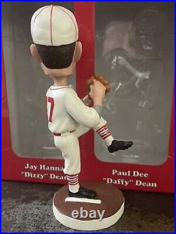 Dizzy & Daffy Dean ST. LOUIS CARDINALS World Series Brothers Bobblehead Set MINT