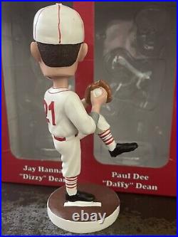Dizzy & Daffy Dean ST. LOUIS CARDINALS World Series Brothers Bobblehead Set MINT