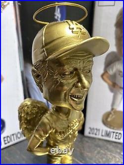 Dodgers Tommy Lasorda FOREVER IN BLUE HEAVEN Bobblehead GOLD VARIANT