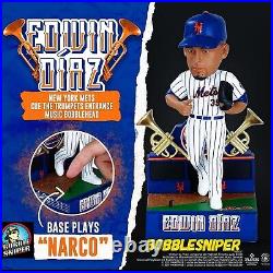 EDWIN DIAZ New York Mets Cue The Trumpets Entrance Music Narco MLB Bobblehead