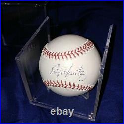 Edgar Martinez Funko Pop! Autographed Baseball and Bobble head. Hall Of Fame