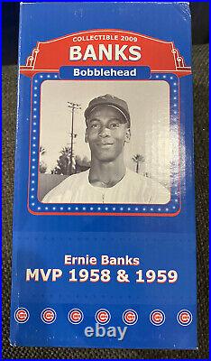 Ernie Banks MVP 1958 & 1959 bobble head NIB