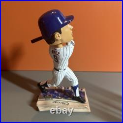 Extremely Rare Javy Baez Cubs 2016 World Series Newspaper Base Bobblehead NoBox