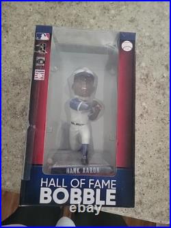 FOCO Hank Aaron Milwaukee Braves BB HOF Player Bobble /360 Very Limited