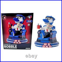 FOCO MLB Toronto Blue Jays #1 Dad Fathers Day ACE Mascot Bobblehead