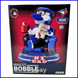 FOCO MLB Toronto Blue Jays #1 Dad Fathers Day ACE Mascot Bobblehead