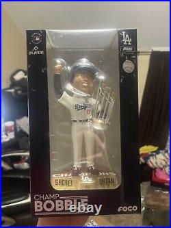 FOCO Shohei Ohtani LA Dodgers 2024 World Series Champ Bobble Limit To 2024 Total