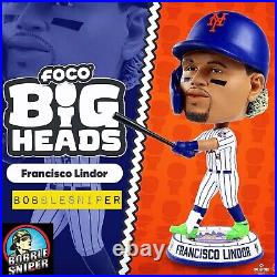FRANCISCO LINDOR New York Mets Citi Field Bighead Exclusive MLB Bobblehead