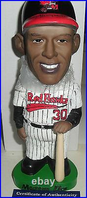 Fargo-Moorhead Redhawks MAURY WILLS SIGNED AUTOGRAPH Bobblehead PSA LA Dodgers