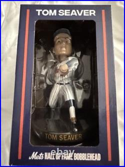 Fast Ship Tom Seaver NY Mets Hall Of Fame Bobblehead NIB #41 Collectible Fan