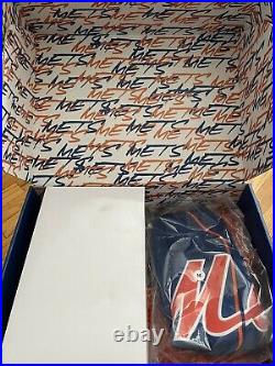 Futura 2000 New York Mets Mlb Pointman Bobblehead Figure 2019 Autographed Box