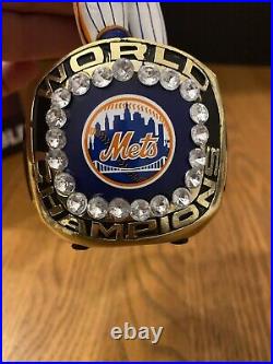 GARY CARTER New York Mets 1986 World Series Champs Ring Base MLB Bobblehead