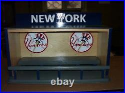 GERRIT COLE Bobble Heads New York Yankees Display Case shipped dis-assembled