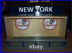 GERRIT COLE Bobble Heads New York Yankees Display Case shipped dis-assembled