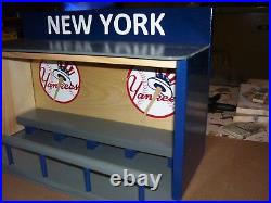 GERRIT COLE Bobble Heads New York Yankees Display Case shipped dis-assembled