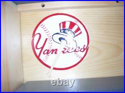 GERRIT COLE Bobble Heads New York Yankees Display Case shipped dis-assembled