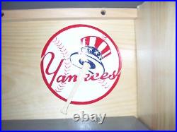 GERRIT COLE Bobble Heads New York Yankees Display Case shipped dis-assembled