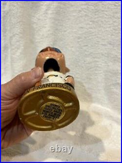 GORGEOUS 1967 San Francico Giants, Round Gold Base Bobblehead, FABULOUS EXAMPLE