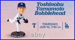 GROUP of 4 Yoshinobu Yamamoto 2024 LA Dodgers Bobblehead SGA