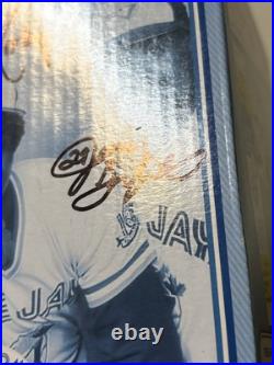 George Bell Lloyd Moseby Jessie Barfield SIGNED Blue Jays Bobblehead New In Box