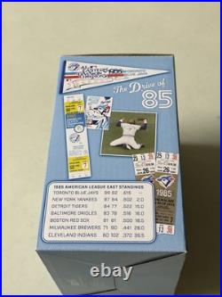 George Bell Lloyd Moseby Jessie Barfield SIGNED Blue Jays Bobblehead New In Box