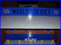 Greg Holland Bobble head KC Royals Bobble Heads Display Case Stained Cherry