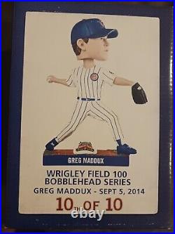 Greg Maddux Wrigley Field 100 Bobblehead Series Chicago Cubs 10th of 10 NIB 2014