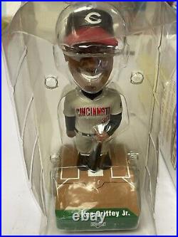 Griffey Jr bobblehead UD Ballpark Idols Reds Original Box, Never Been Displayed