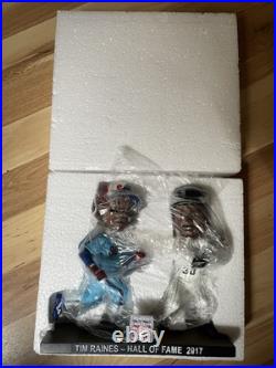 HOF Expos White Sox Dual Tim Raines Bobblehead Limited Edition
