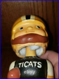 Hamilton Tiger Cat Bobblehead/Bobbing Head/Nodder Wood Base Original