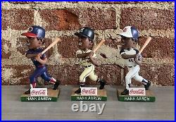 Hank Aaron Atlanta Braves 2021 Bobblehead Set