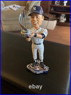 Hideki Matsui 2009 World Series MVP Bobble head Forever Collectible New 10.5