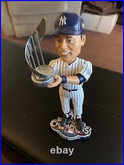 Hideki Matsui 2009 World Series MVP Bobble head Forever Collectible New 10.5