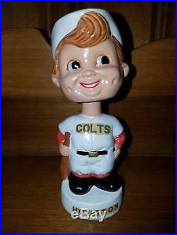 Houston Colts Mini Baseball Nodder Bobbin Head Bobbing Head Gem Mint 1962 w Box