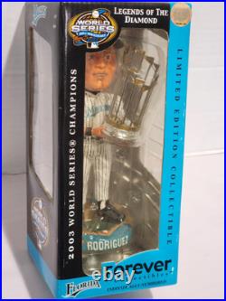 IVAN Pudge RODRIGUEZ Florida Marlins 2003 World Series Champions Bobblehead NIB