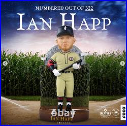 Ian Happ Chicago Cubs 2022 Dyersville Cornfield Bobblehead Ltd Ed 322 NIB