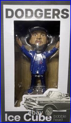 Ice Cube Bobble Head La Dodgers Collectible 2025 NEW IN BOX MLB Baseball