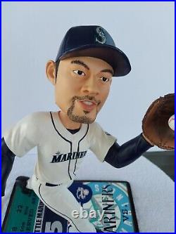 Ichiro Suzuki Bobblehead Mariners Forever Collectibles Only 100 Made Large Sized