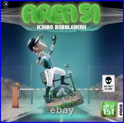 Ichiro Suzuki Seattle Mariners Area 51 Bobblehead! NIB IN HAND! Ltd Ed of 151