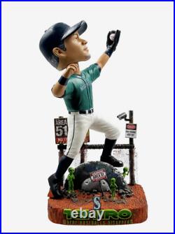 Ichiro Suzuki Seattle Mariners Area 51 Bobblehead! NIB IN HAND! Ltd Ed of 151