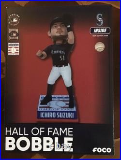 Ichiro Suzuki Seattle Mariners Hall of Fame Induction Bobblehead HOF Ltd Ed 240