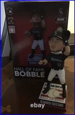 Ichiro Suzuki Seattle Mariners Hall of Fame Induction Bobblehead HOF Ltd Ed 240