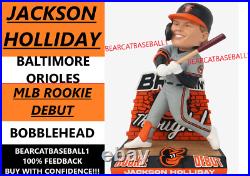 Jackson Holliday Baltimore Orioles Rookie Dedbut Bobblehead Presale 10-3124 Foc0