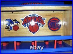 Jalen Brunson Bobble heads New York Knicks display case shipped dis-assembled