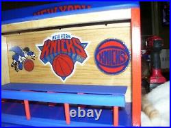Jalen Brunson Bobble heads New York Knicks display case shipped dis-assembled